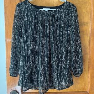 Black Croft & Barrow Blouse